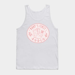 Baby's First Rodeo Pink Tank Top